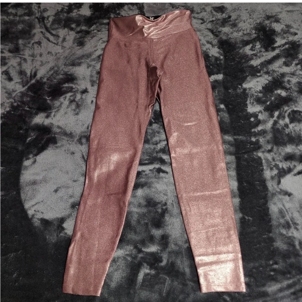 Heroine Sport Metallic Pink Leggings XS - Picture 4 of 7